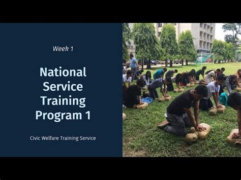 National Service Training Program 1 .